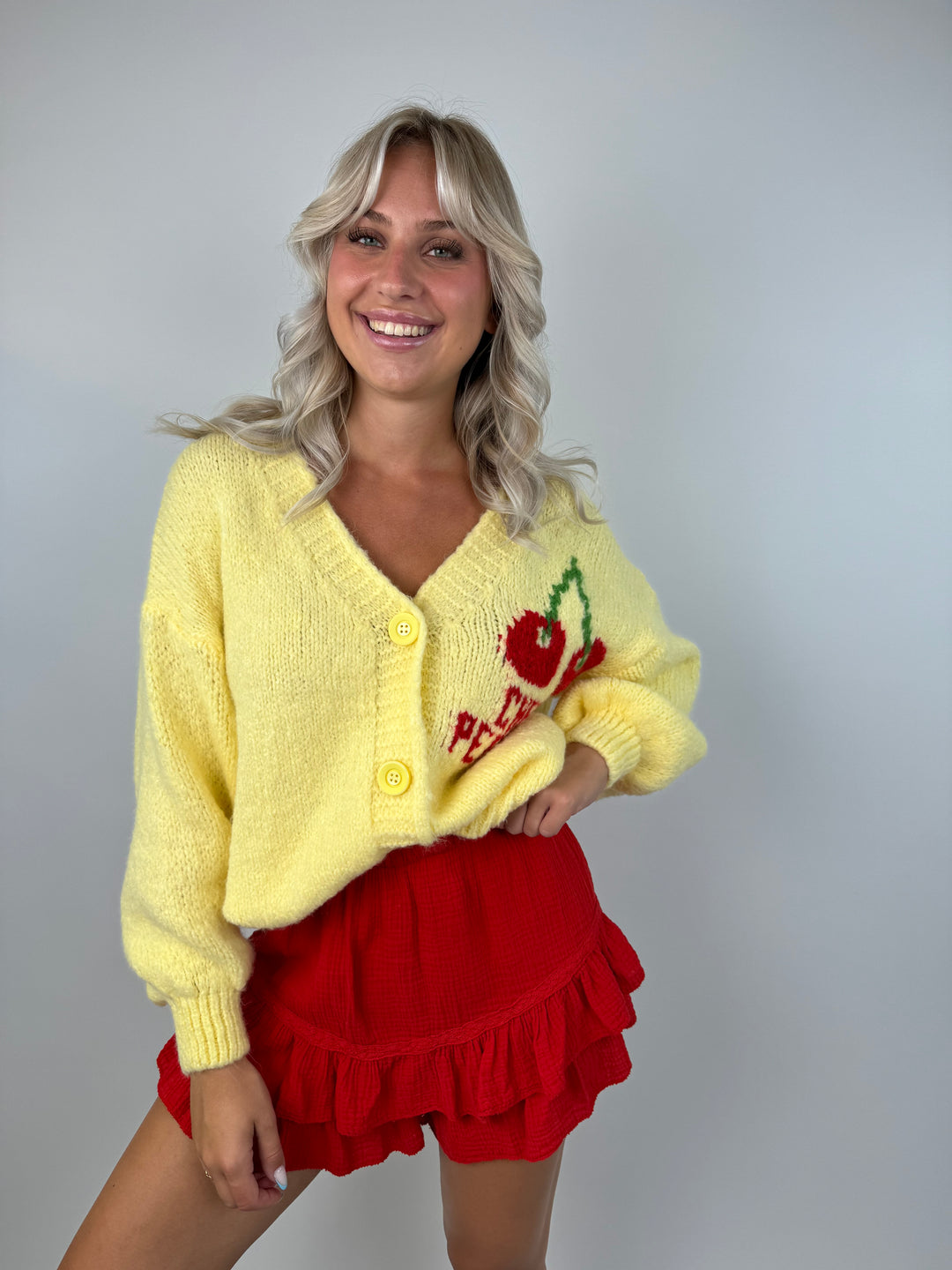 Oversize Cardigan Cherry Perfector