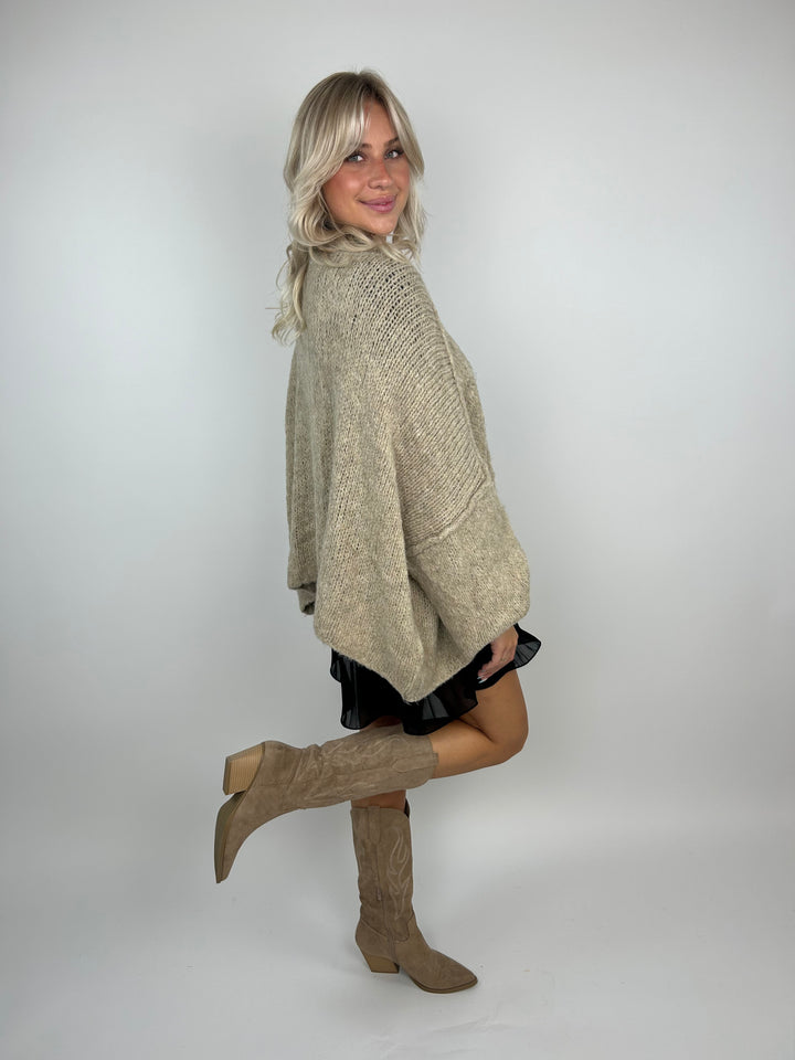 Kurzer Oversize Cardigan Super Cozy