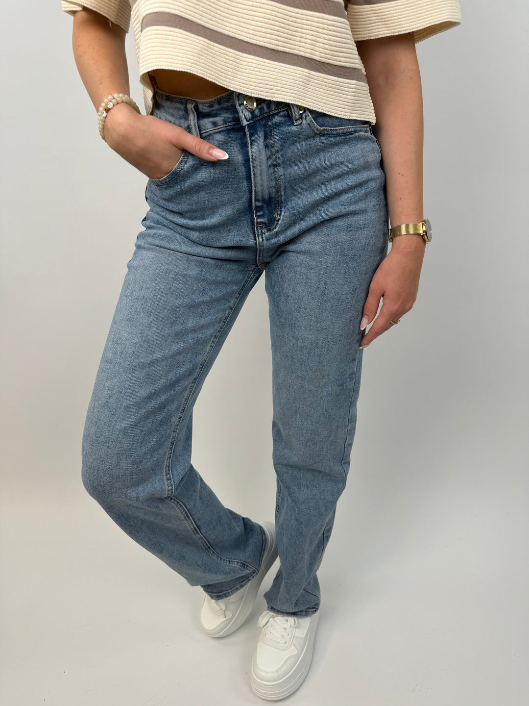 Jeans Straight Fit Sally (A729-1)