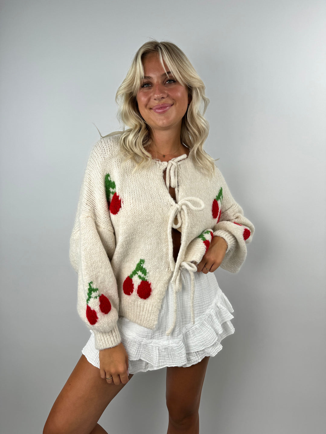 Cardigan mit Schleifen Cute Cherrys