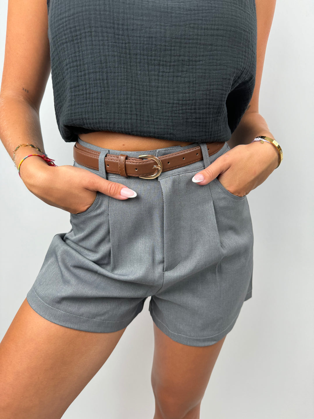 Casual Shorts mit Gürtel Dilara