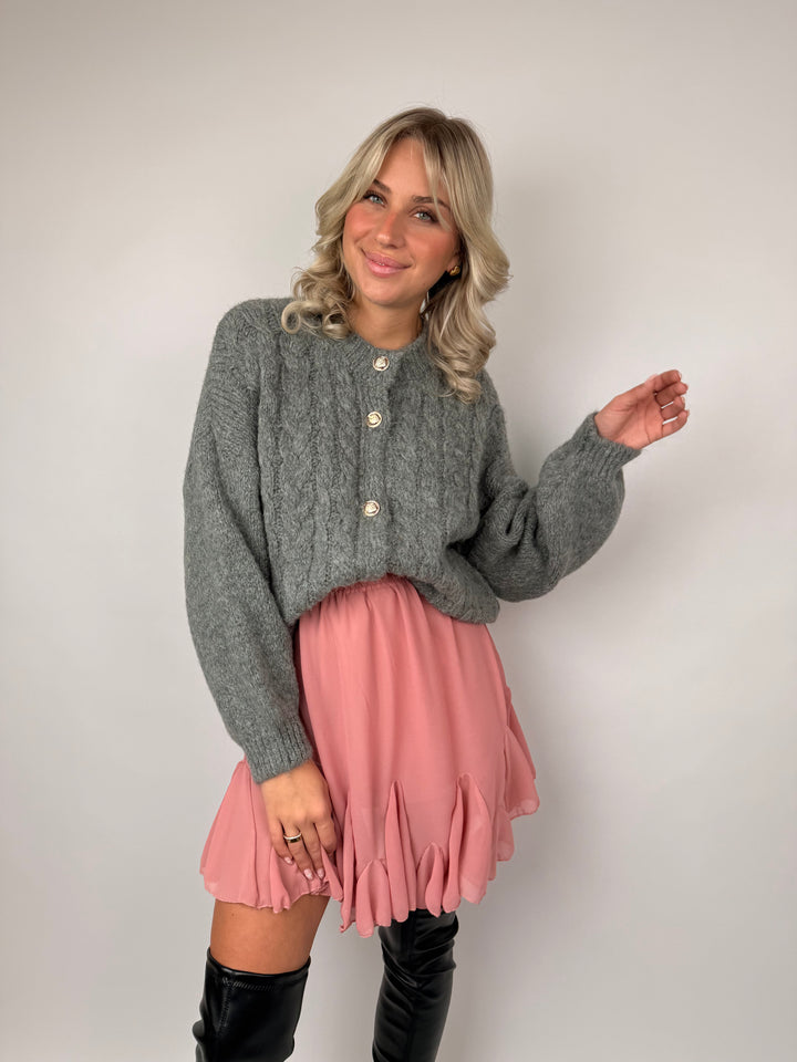 Cardigan mit Zopfmuster Cozy Days