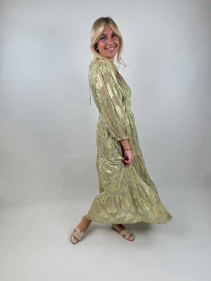 Langes Kleid Golden Summernights