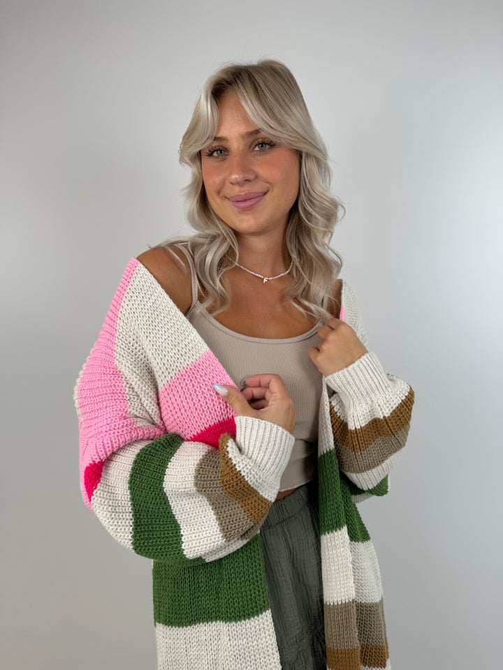 Langer Cardigan Good Vibes