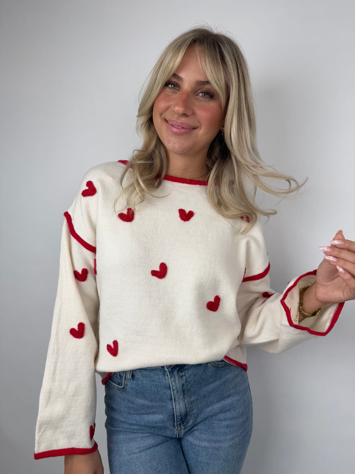 Pullover Cozy Hearts