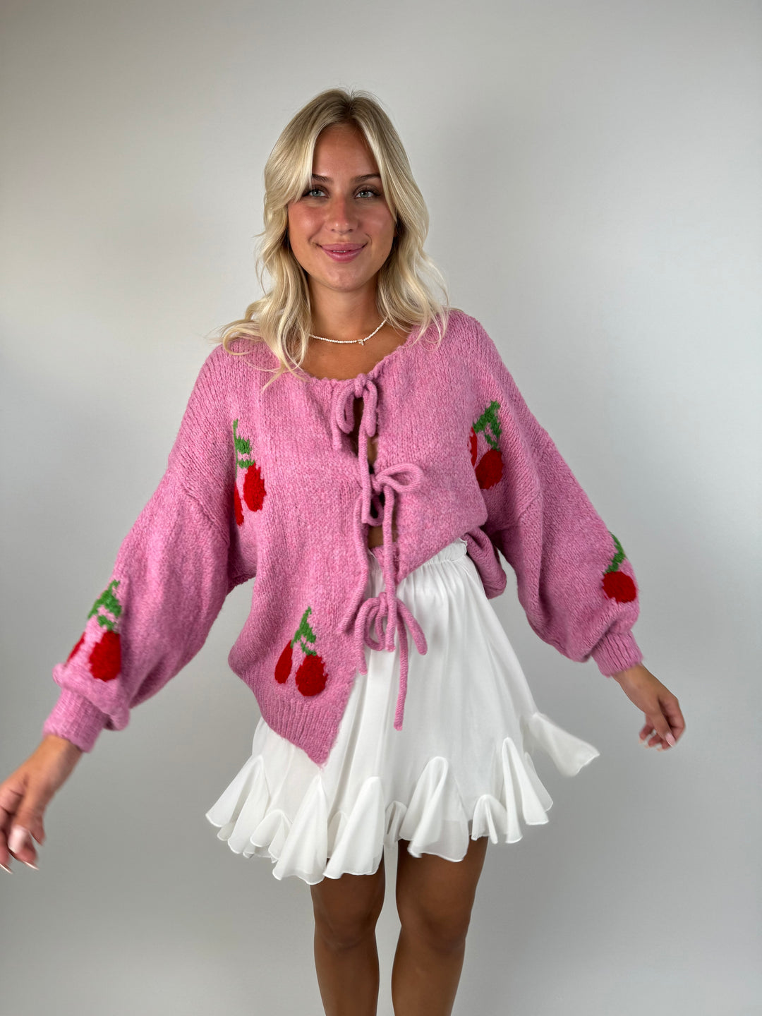 Cardigan mit Schleifen Cute Cherrys