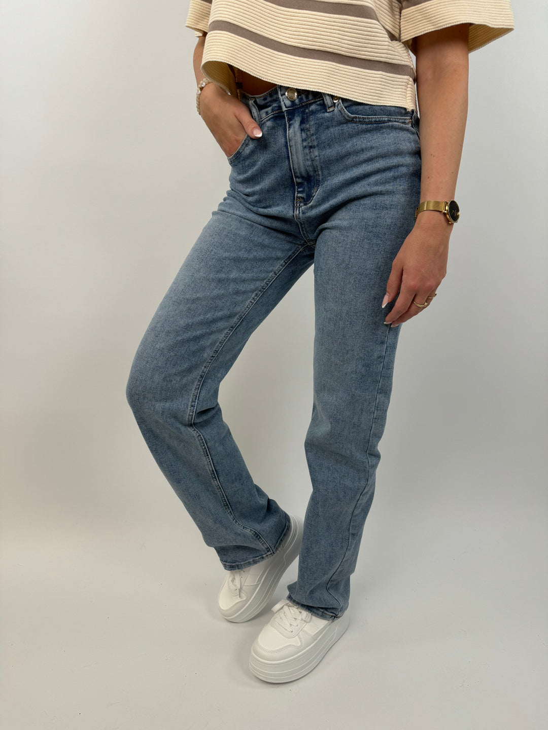 Jeans Straight Fit Sally (A729-1)