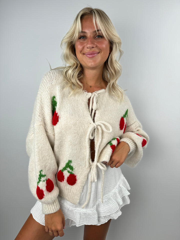 Cardigan mit Schleifen Cute Cherrys