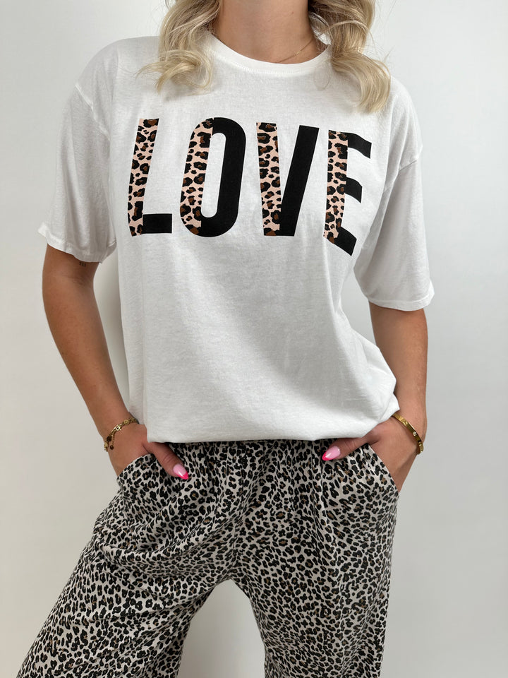 T-Shirt Black Leo Love