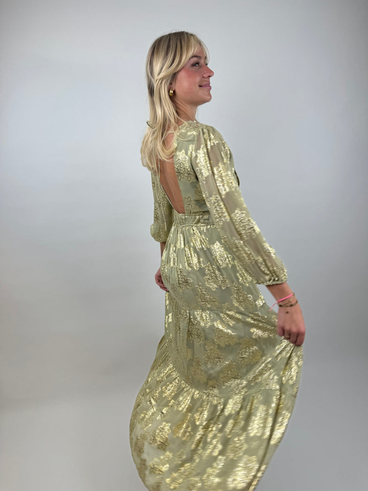 Langes Kleid Golden Summernights