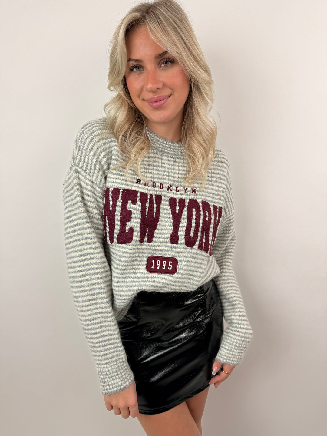 Gestreifter Pullover New York