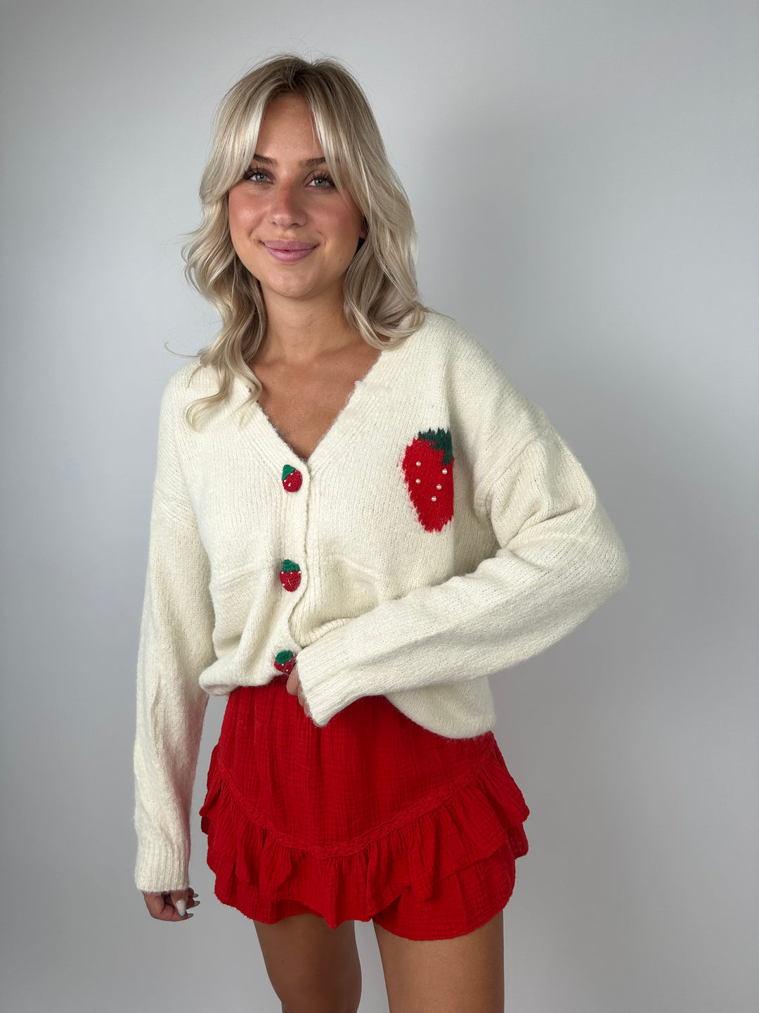 Strickjacke Sweet Strawberrys