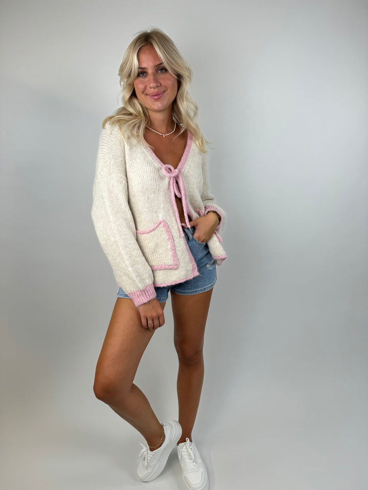 Oversize Cardigan Pretty Pastell