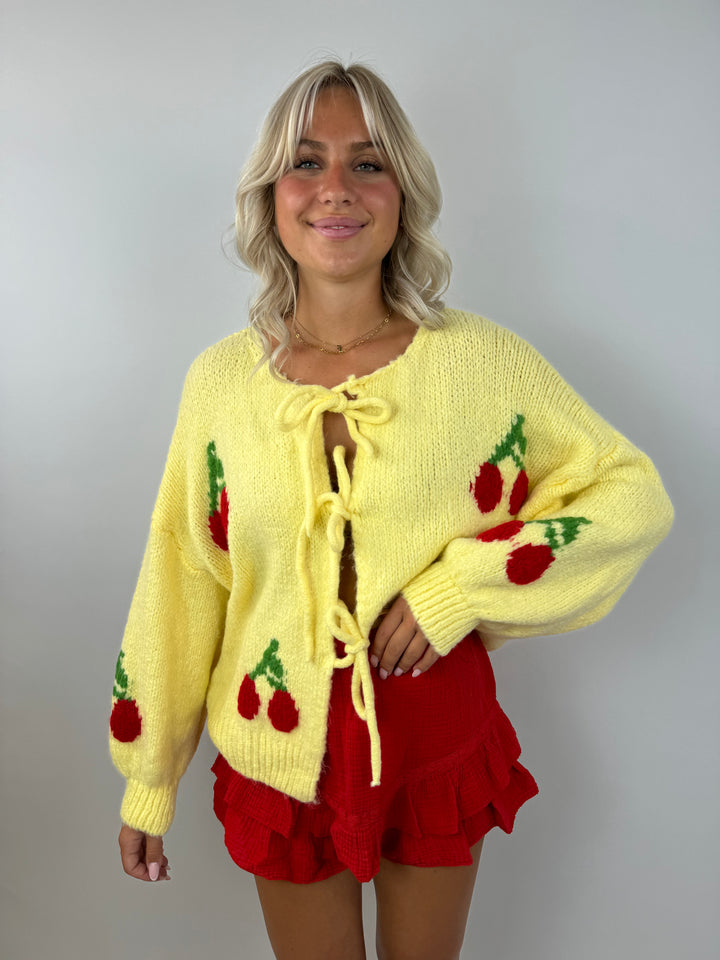 Cardigan mit Schleifen Cute Cherrys