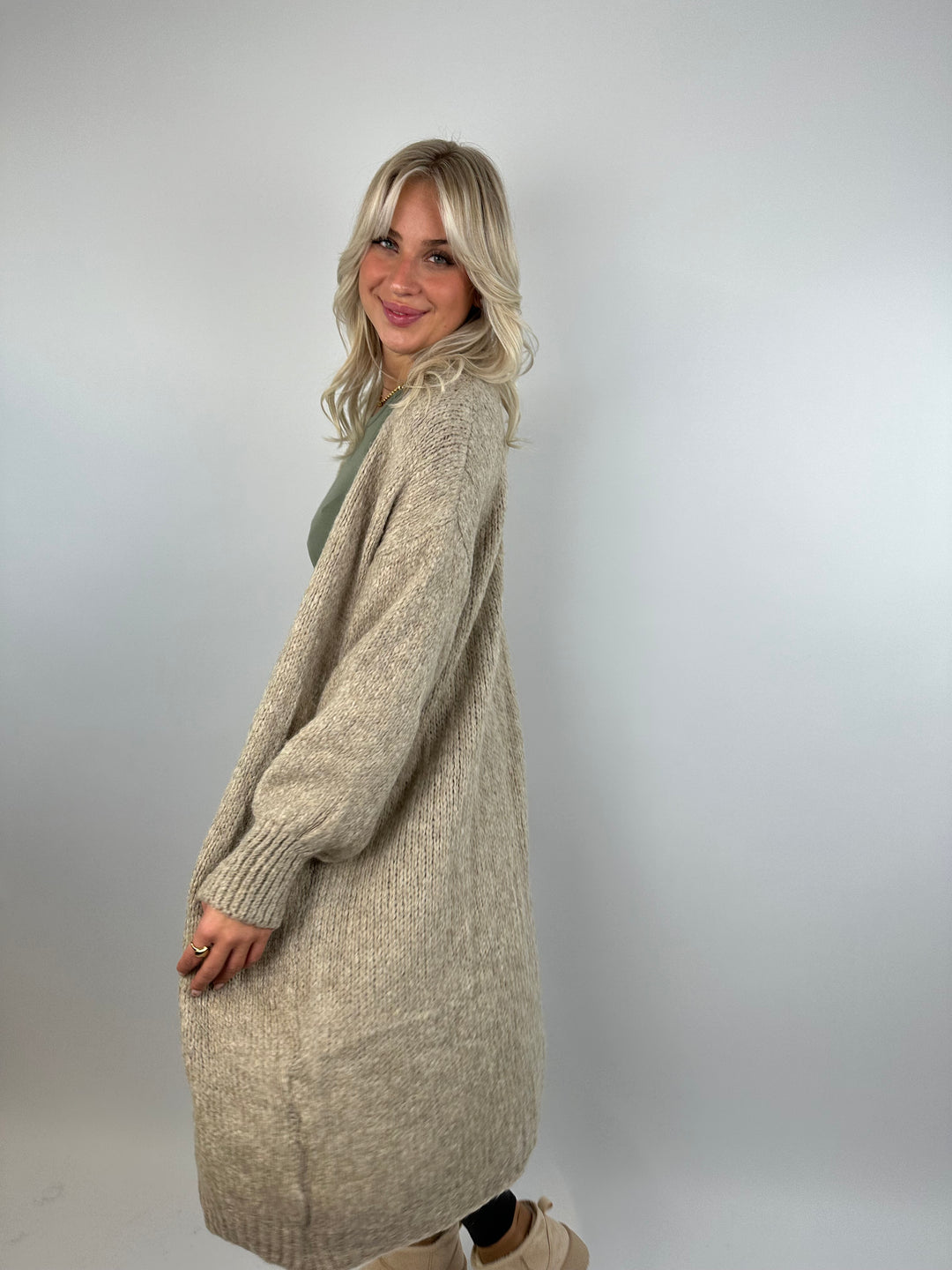 Langer Oversize Cardigan Super Cozy