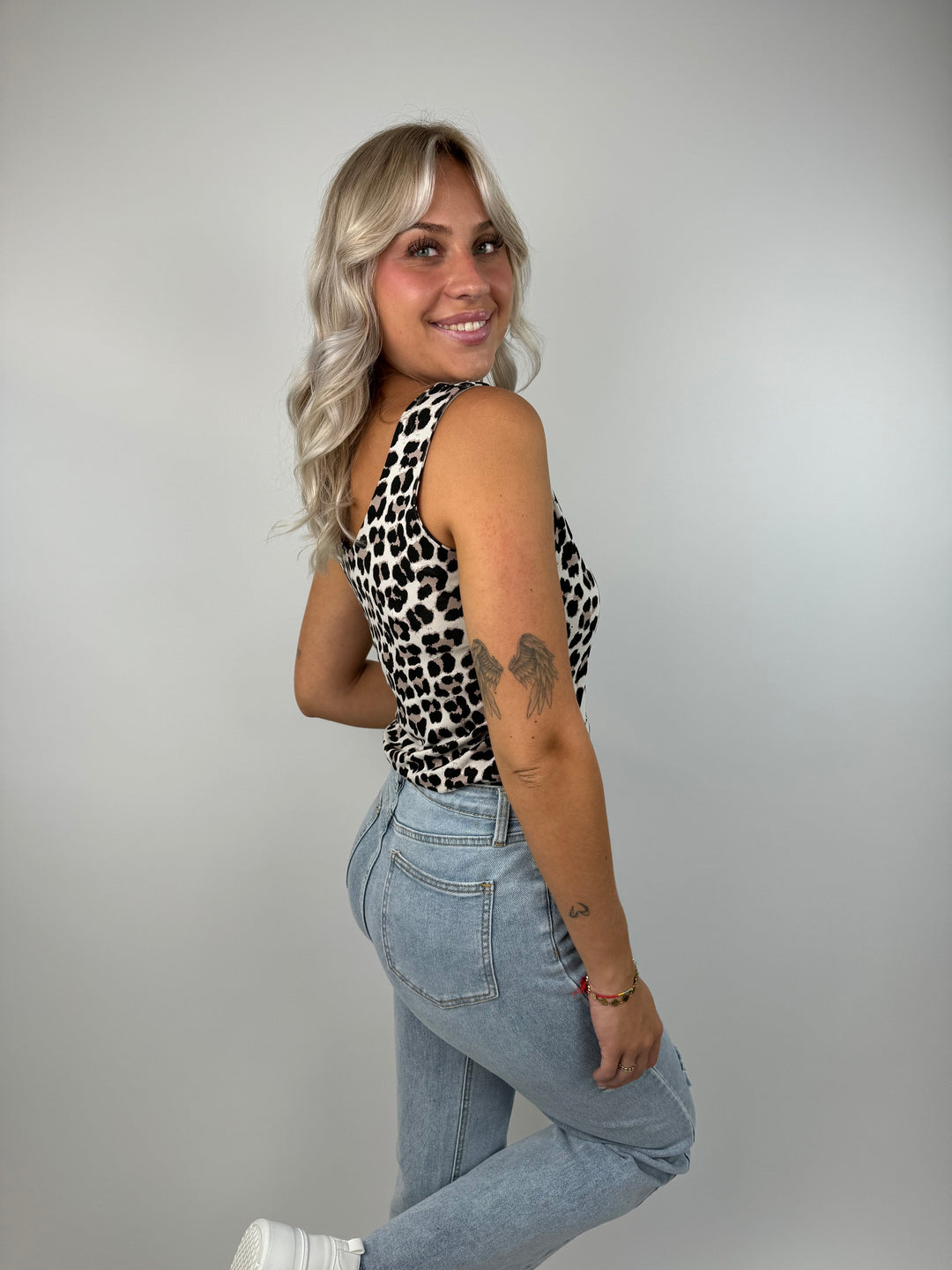 Basictop mit Leoprint Xenia