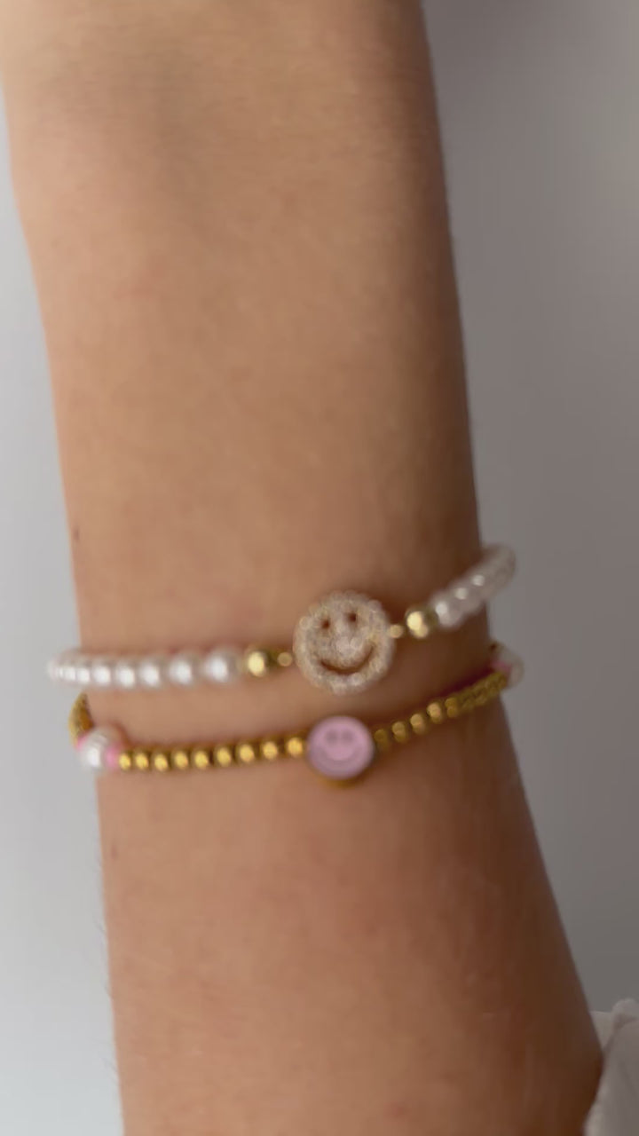 Elastisches Armband Pearly Smile